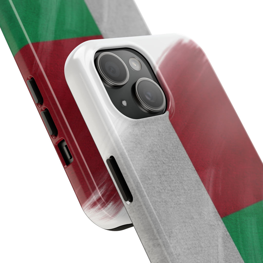 Coque robuste – Drapeau malgache en coups de pinceau