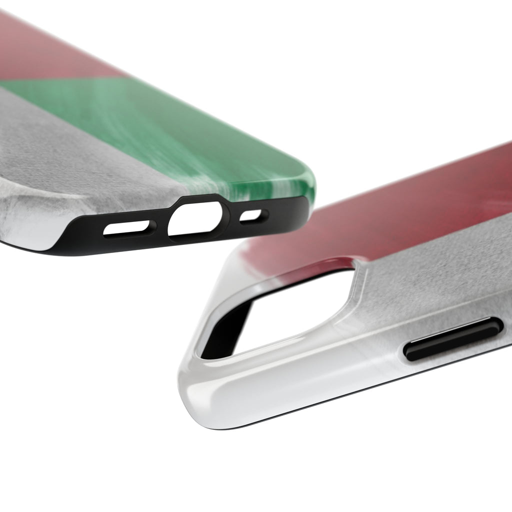 Coque robuste – Drapeau malgache en coups de pinceau