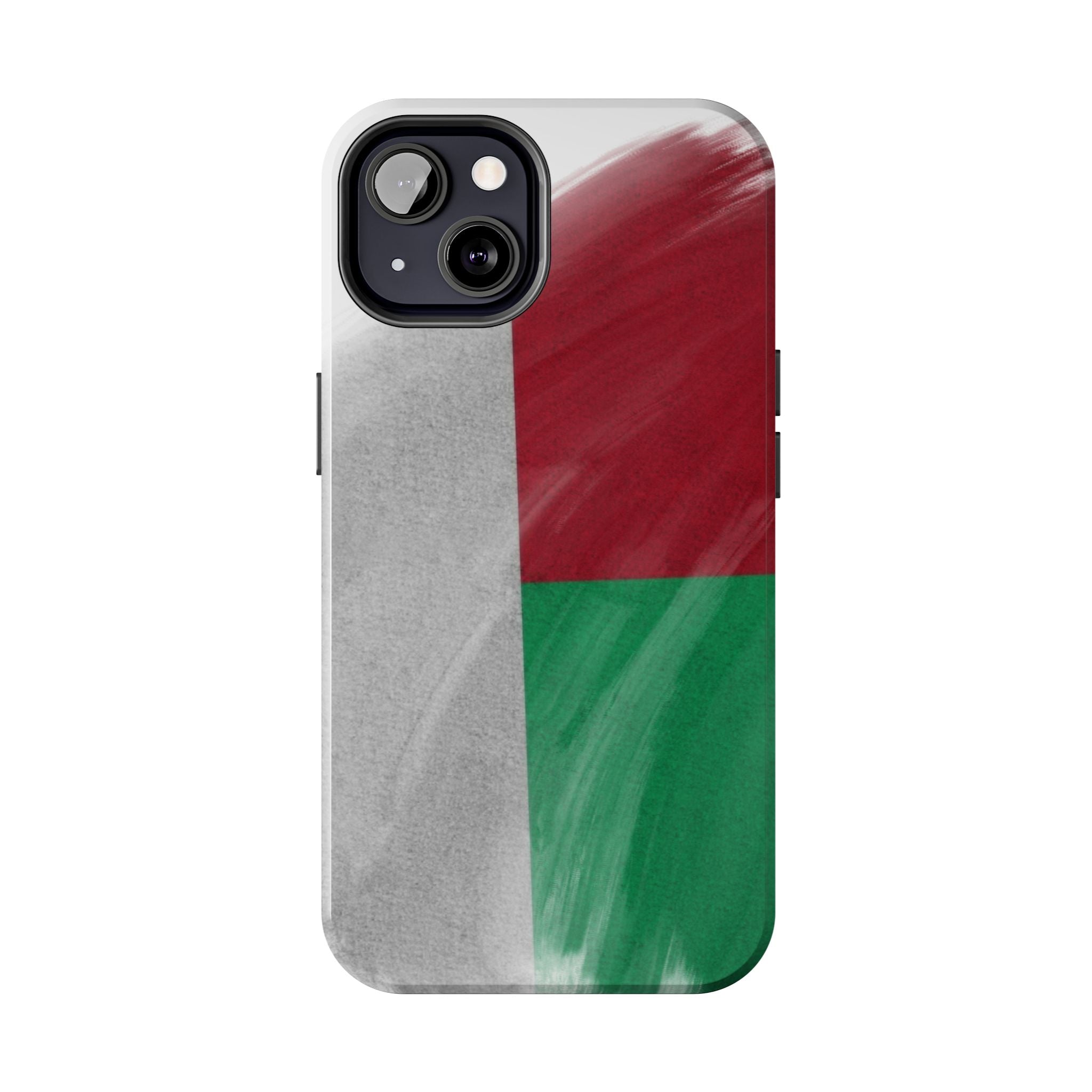 Coque robuste – Drapeau malgache en coups de pinceau