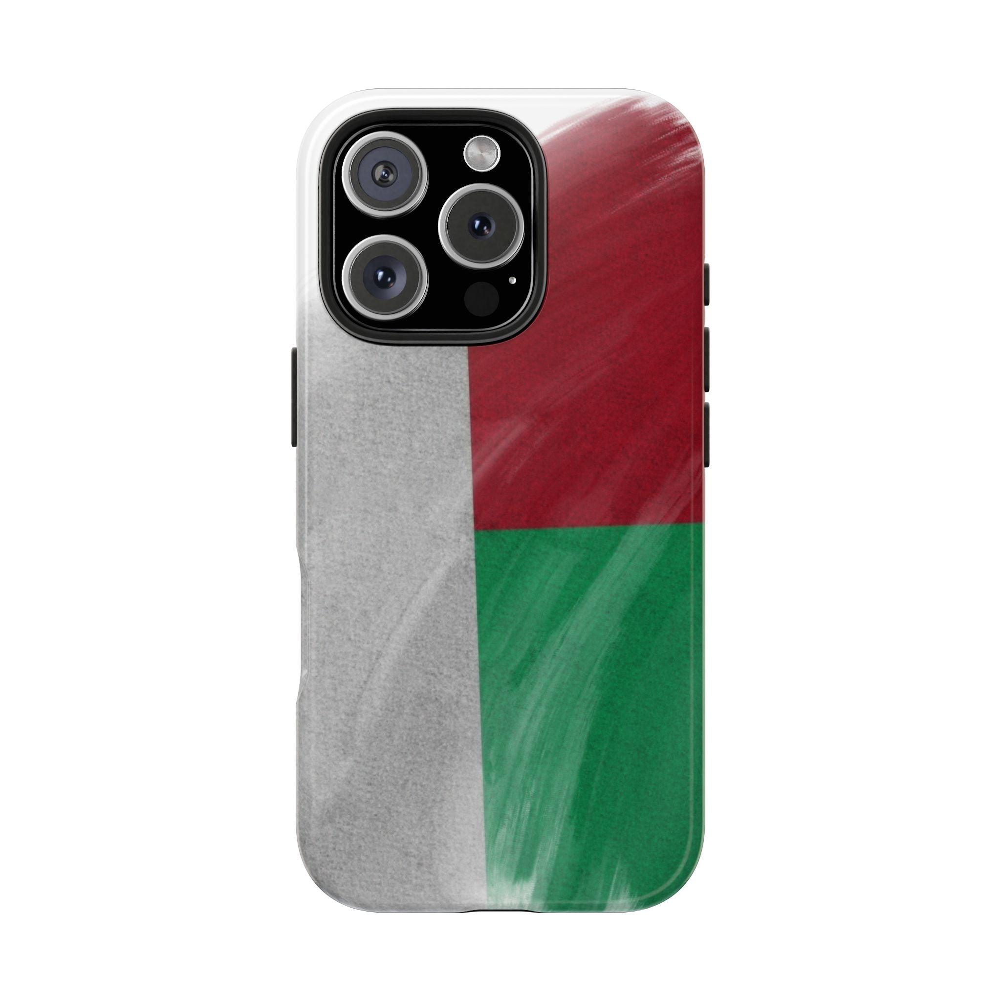 Coque robuste – Drapeau malgache en coups de pinceau