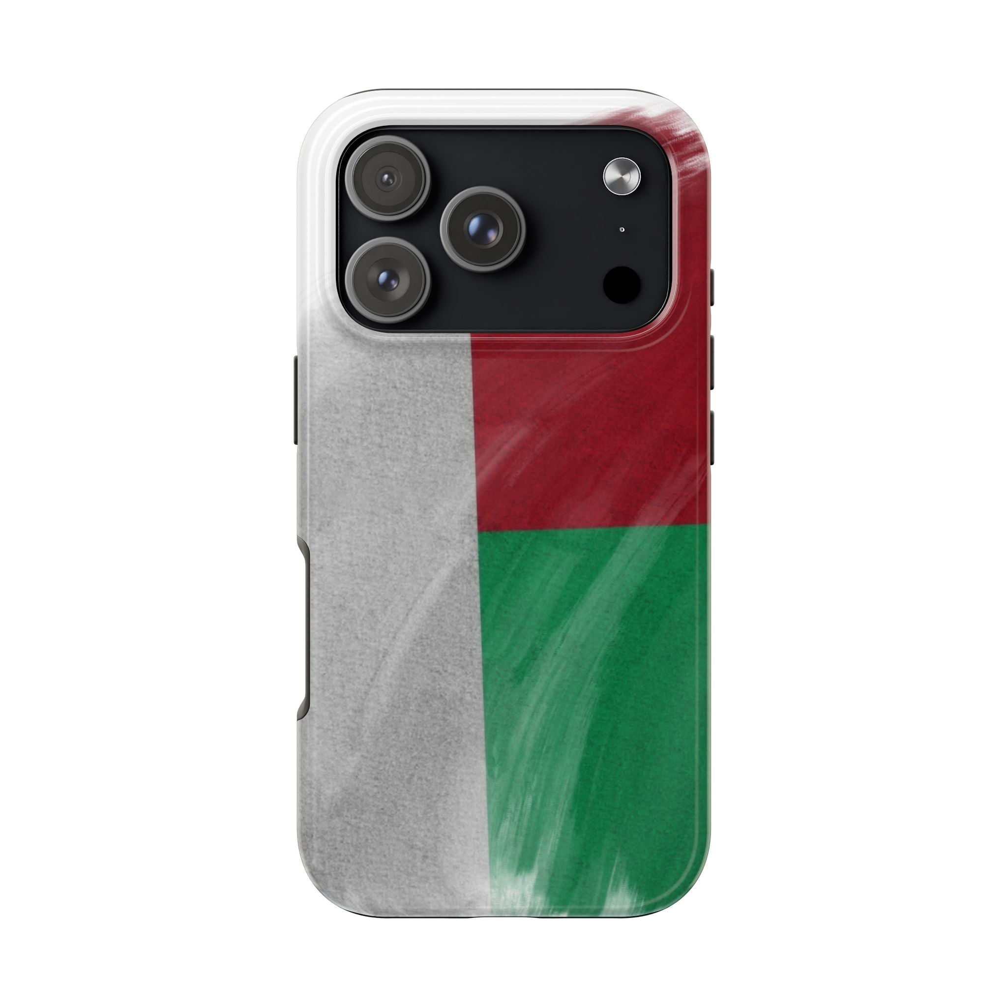 Coque robuste – Drapeau malgache en coups de pinceau