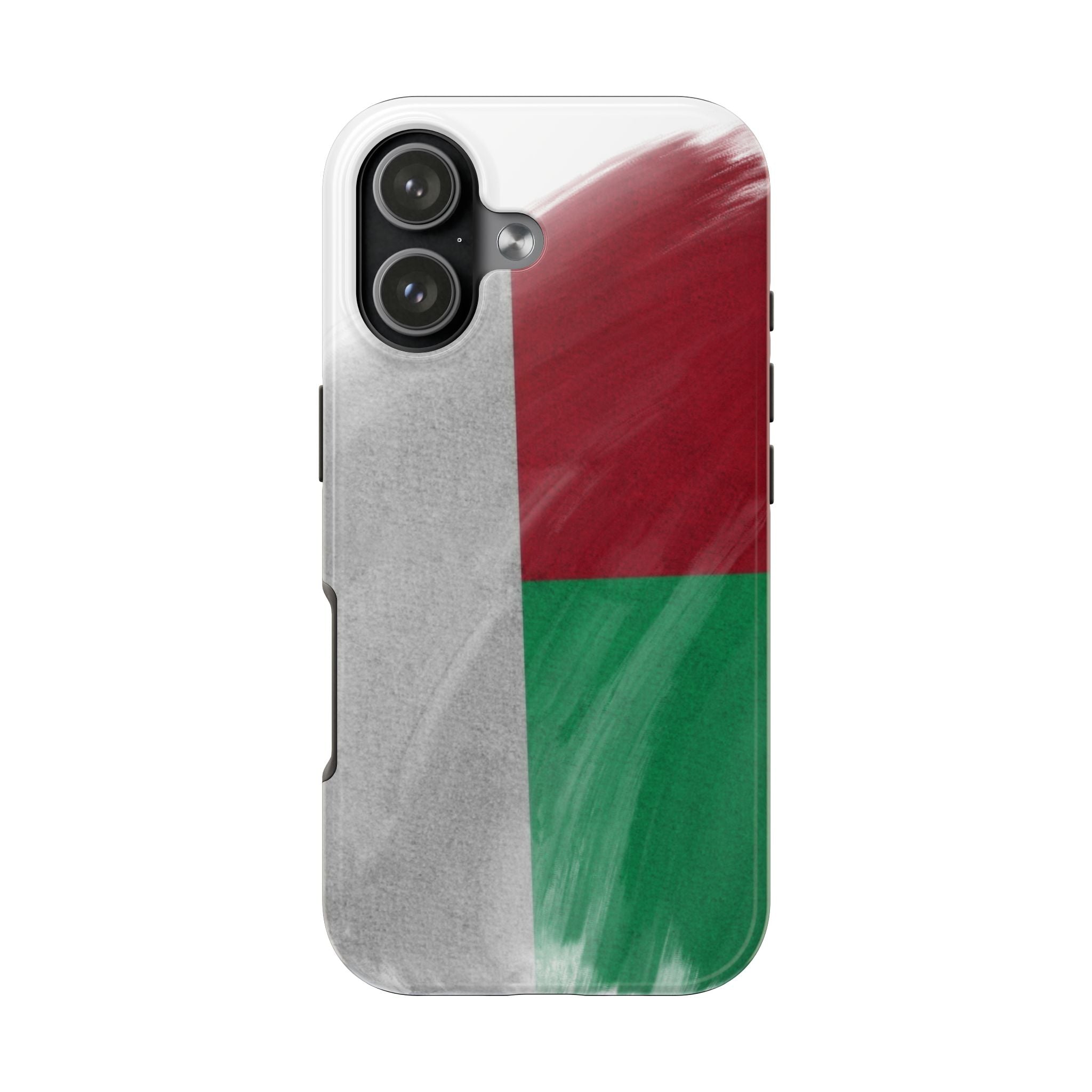 Coque robuste – Drapeau malgache en coups de pinceau