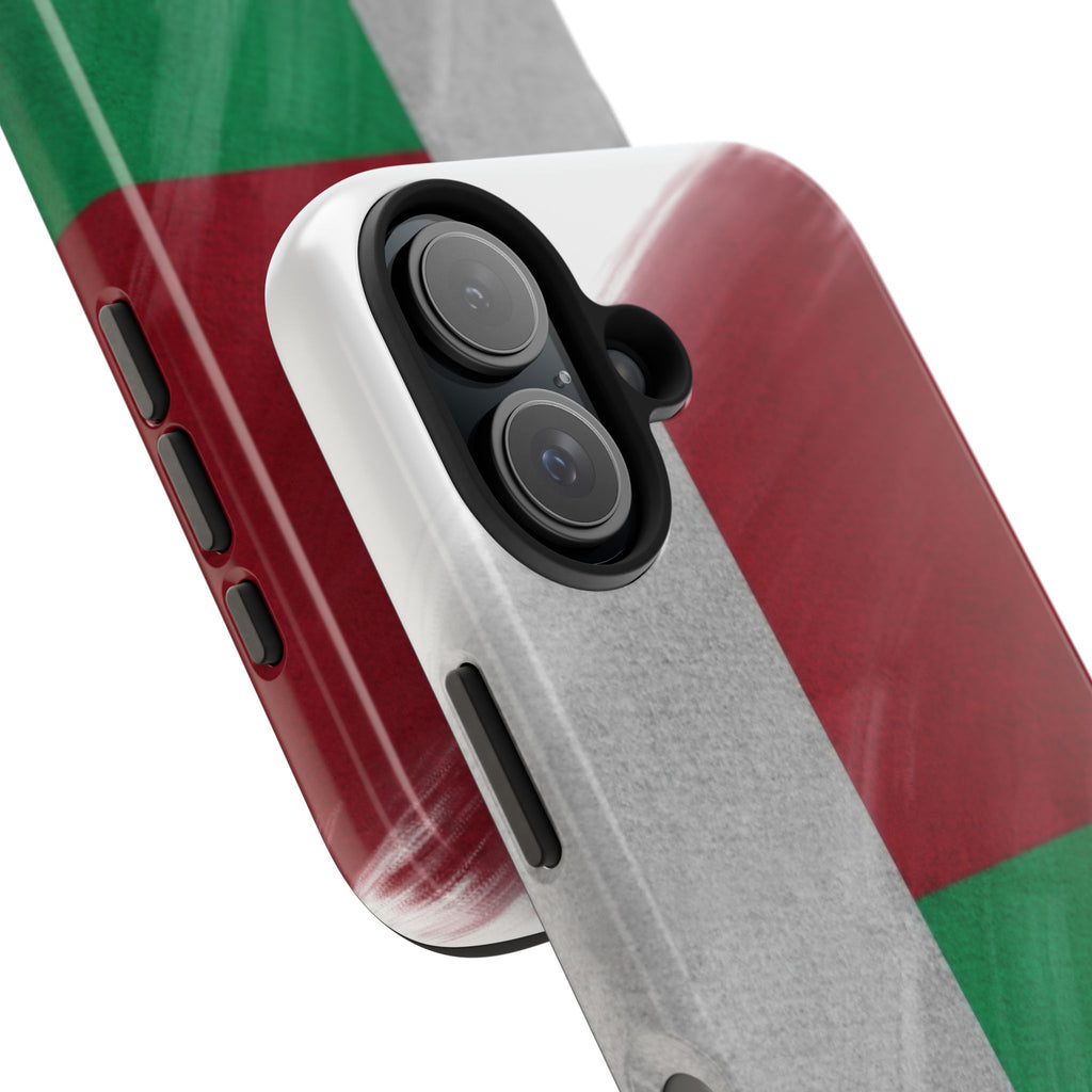 Coque robuste – Drapeau malgache en coups de pinceau